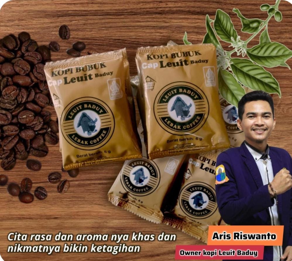 Aris Riswanto,Owner Kopi Leuit Baduy