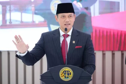 Menteri Infrastruktur dan Pembangunan Kewilayahan Agus Harimurti Yudhoyono