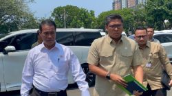 Sejumlah menteri Kabinet Merah Putih tampak mendatangi Istana Merdeka, Jakarta, pada Kamis, 9 Oktober 2025, untuk menghadiri rapat
