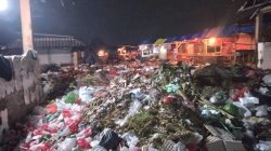 Jelang Ramadhan, Sampah Menumpuk di Eks TPS Pasar Keranggot Cilegon